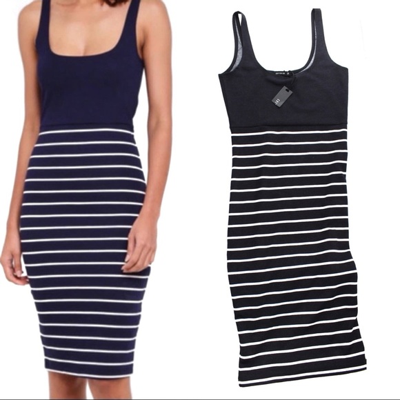 Cotton On Kimi Scooped Bodycon Midi Dress S - Picture 3 of 8